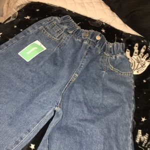 Rolanko jeans size 8-10 small for girls never worn elastic waist, waist 19.7